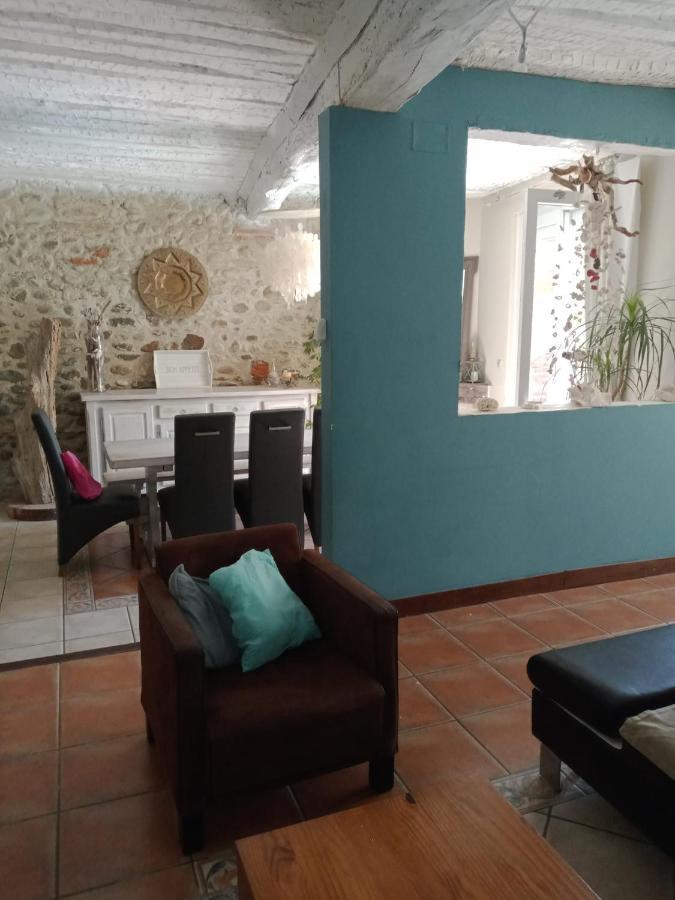 BELLE MAISON DE CARACTERE DE VILLAGE et STUDIO PISCINE Privée 9 PERS Millas Exterior foto